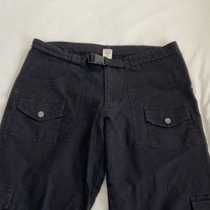 Prana black cotton pants
